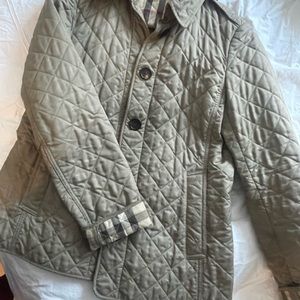 Burberry Brit Quilted Jacket - Size S, Petite